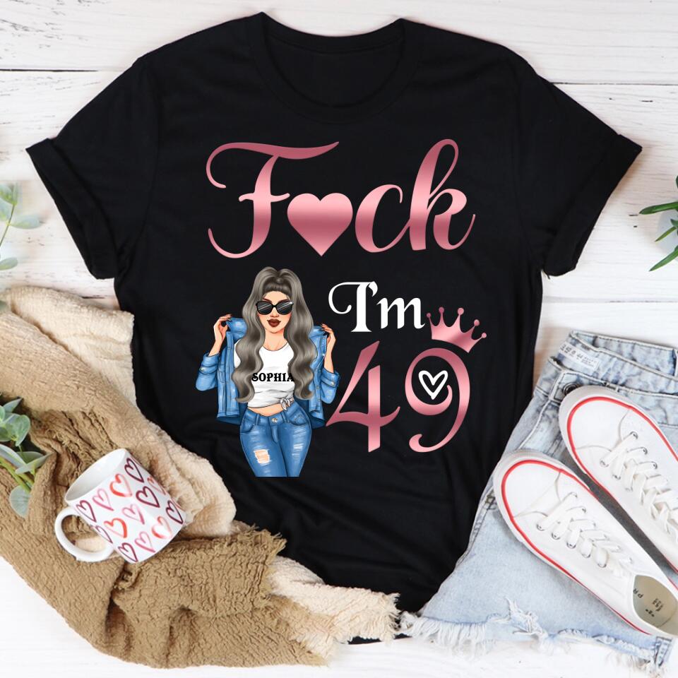 Custom Birthday Shirts, Chapter 49, Fabulous Since 1974 49th Birthday Unique T Shirt For Woman, Her Gifts For 49 Years Old