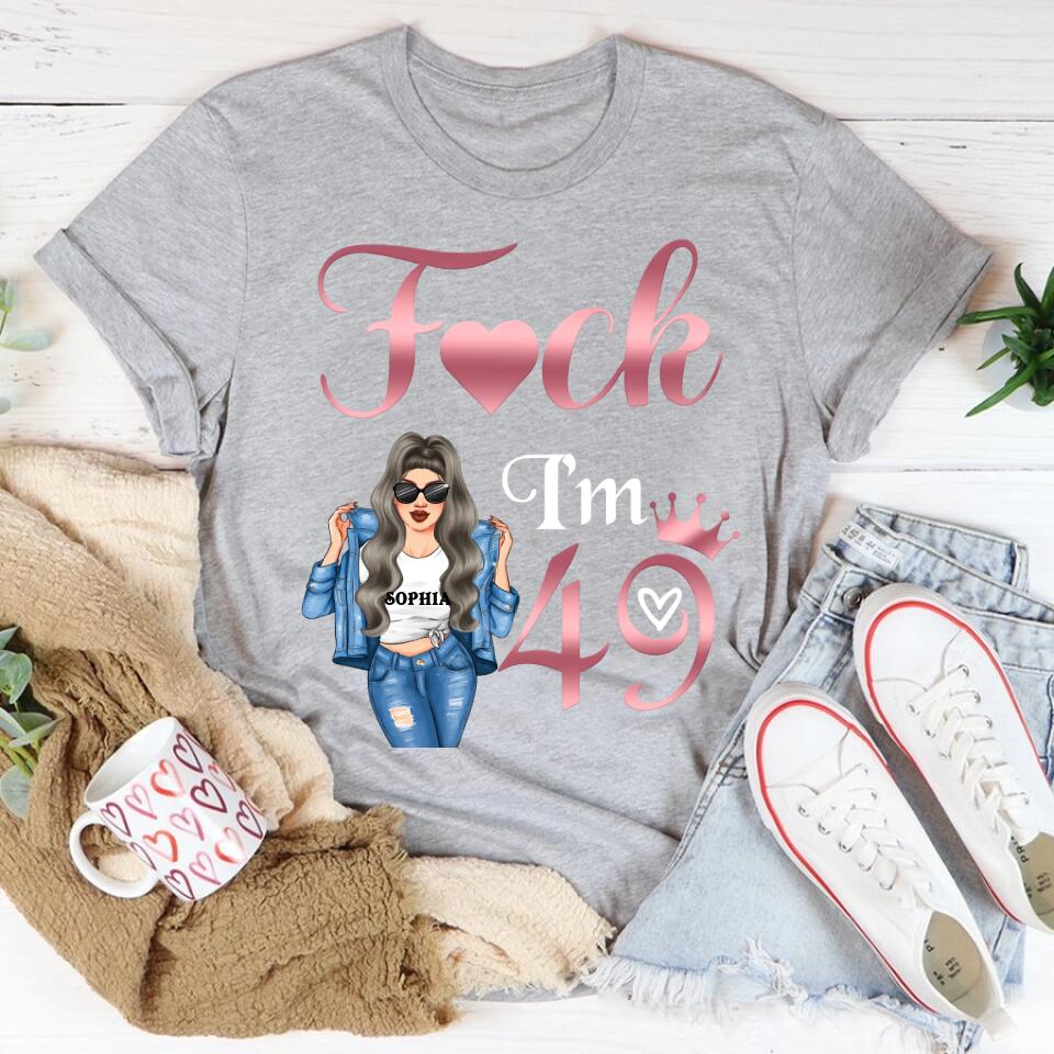 Custom Birthday Shirts, Chapter 49, Fabulous Since 1974 49th Birthday Unique T Shirt For Woman, Her Gifts For 49 Years Old