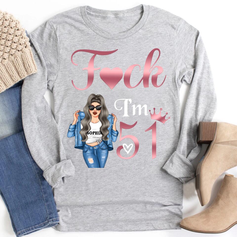 Custom Birthday Shirts, Chapter 51, Fabulous Since 1972 51st Birthday Unique T Shirt For Woman, Her Gifts For 51 Years Old