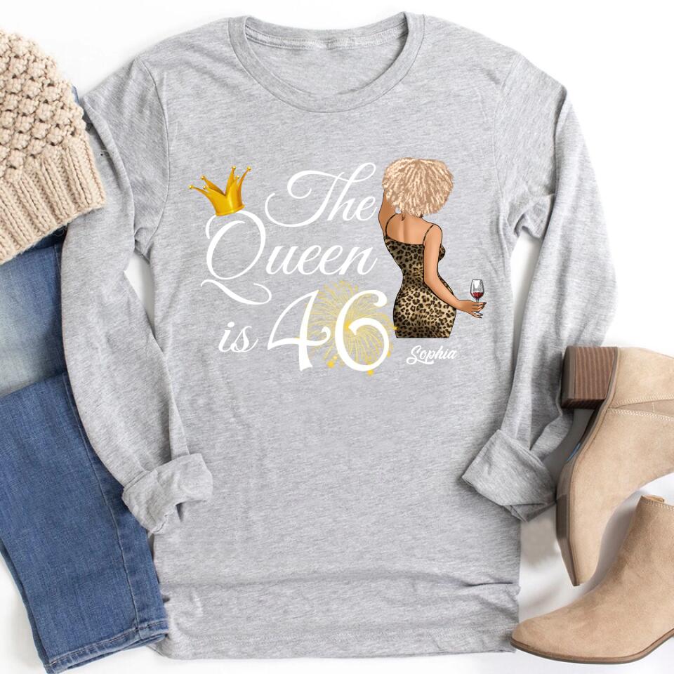 Custom Birthday Shirts, Chapter 46, Fabulous Since 1977 46th Birthday Unique T Shirt For Woman, Her Gifts For 46 Years Old