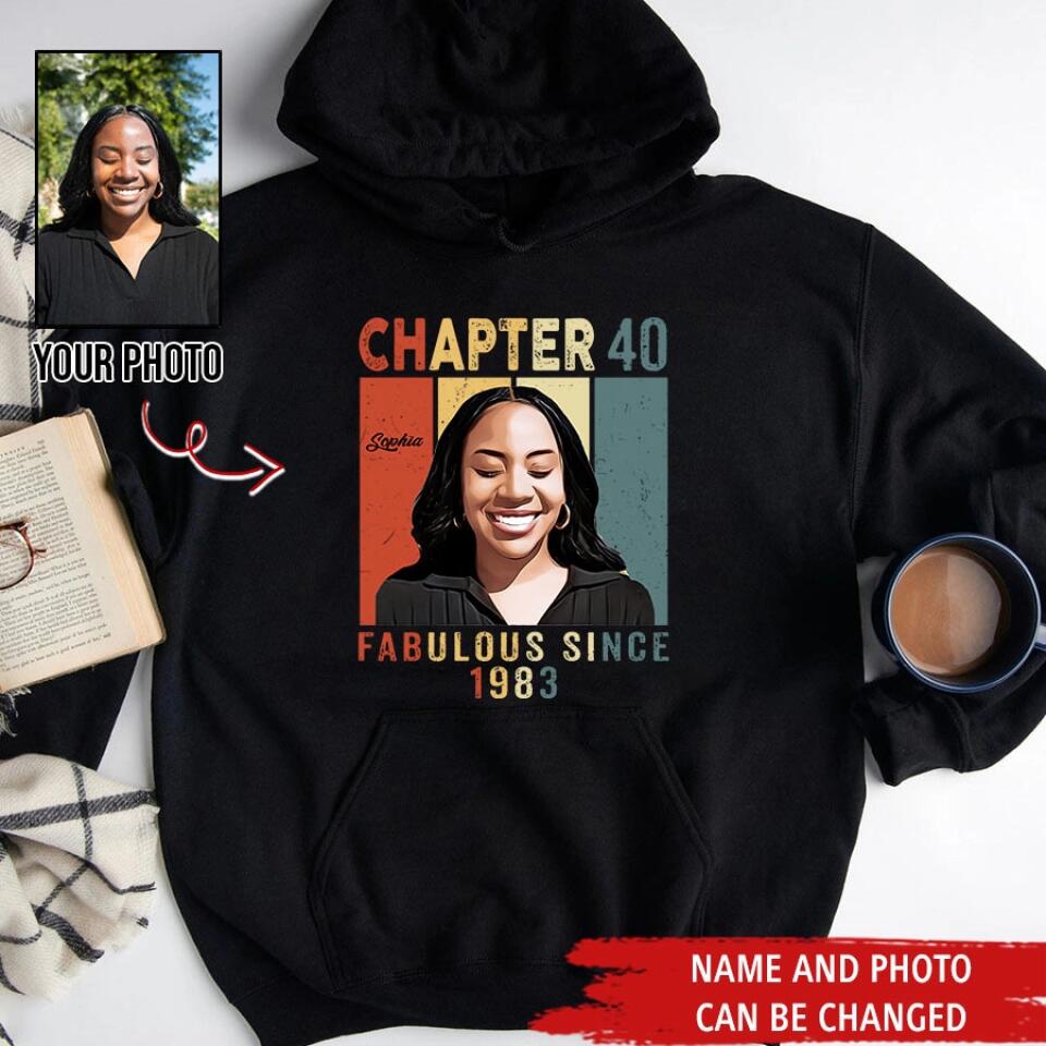 40th Birthday Shirts, Custom Birthday Shirts, Turning 40 Shirt, Gifts For Women Turning 40, 40 And Fabulous Shirt, 1983 Shirt, 50th Birthday Shirts For Her