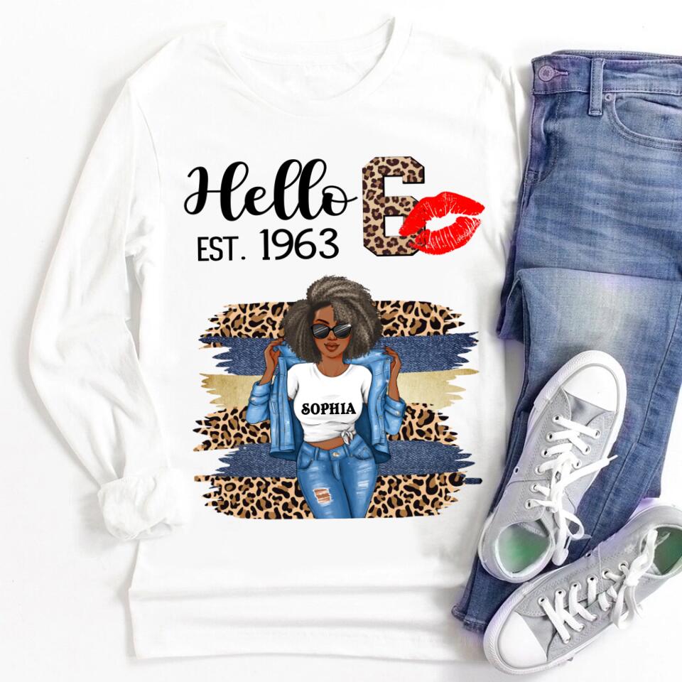 60th Birthday Shirts, Custom Birthday Shirts, Turning 60 Shirt, Gifts For Women Turning 60, 60 And Fabulous Shirt, 1963 Shirt, 60th Birthday Shirts For Her