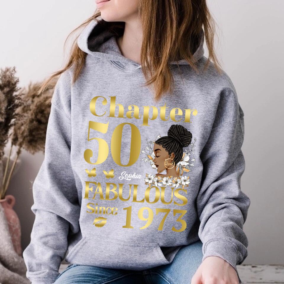 50th Birthday Shirts, Custom Birthday Shirts, Turning 50 Shirt, Gifts For Women Turning 50, 50 And Fabulous Shirt, 1973 Shirt, 50th Birthday Shirts For Her