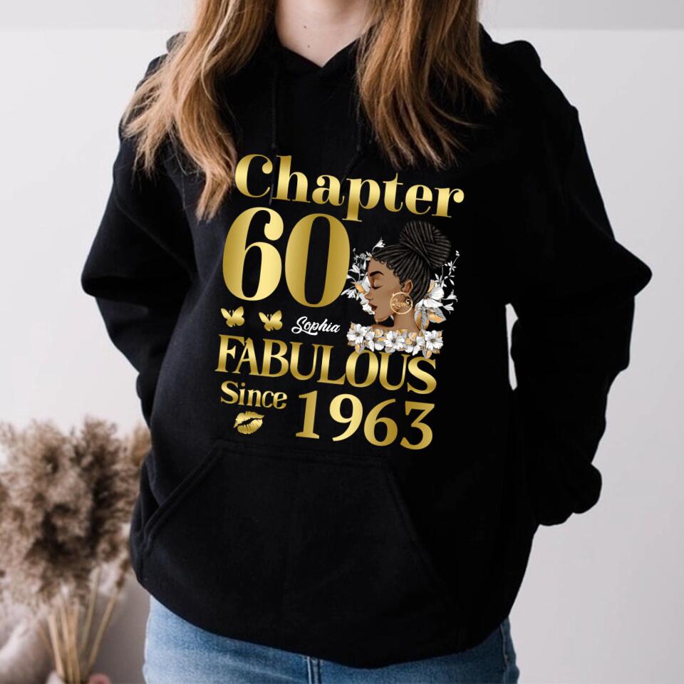 60th Birthday Shirts, Custom Birthday Shirts, Turning 60 Shirt, Gifts For Women Turning 60, 60 And Fabulous Shirt, 1963 Shirt, 60th Birthday Shirts For Her