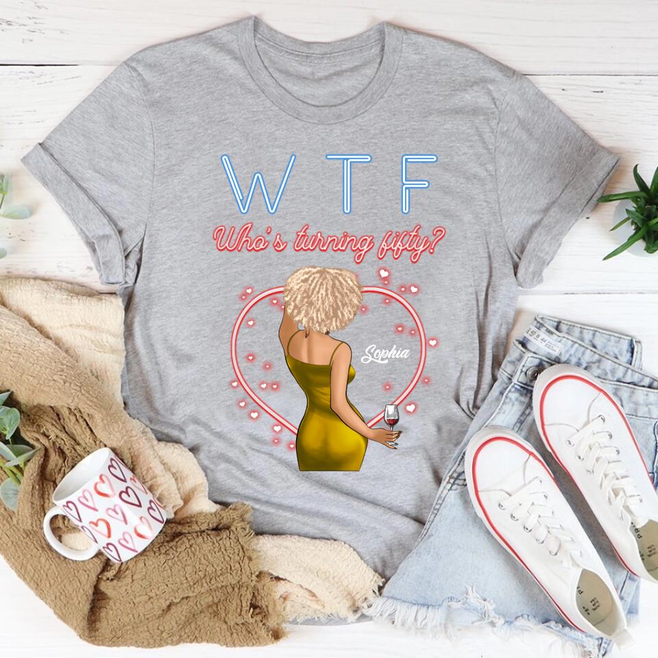 50th Birthday Shirts For Her, Personalised 50th Birthday Gifts, 1973 T Shirt, 50 and Fabulous Shirt, Custom Birthday Shirt