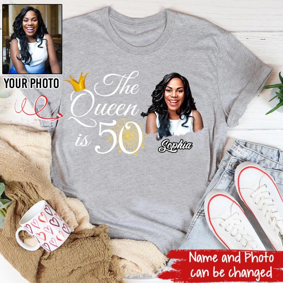 50th Birthday Shirts For Her, Personalised 50th Birthday Gifts, 1973 T Shirt, 50 and Fabulous Shirt, Custom Birthday Shirt
