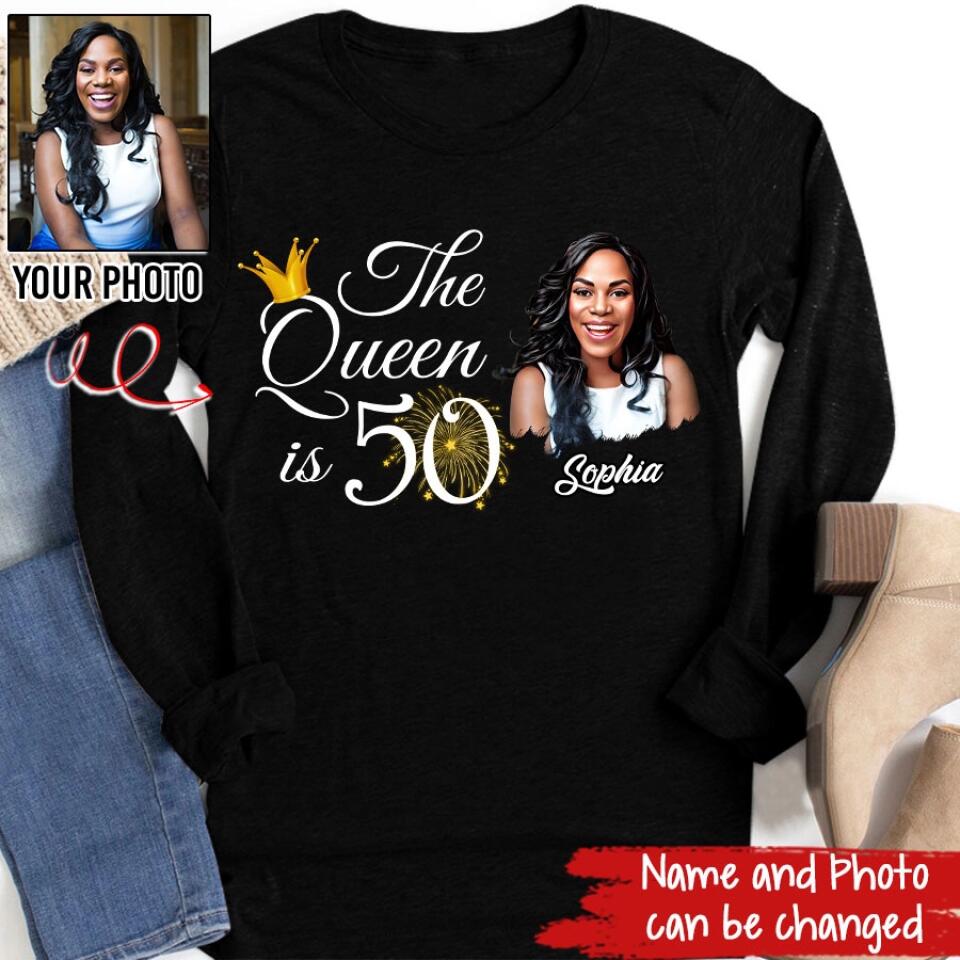 50th Birthday Shirts For Her, Personalised 50th Birthday Gifts, 1973 T Shirt, 50 and Fabulous Shirt, Custom Birthday Shirt