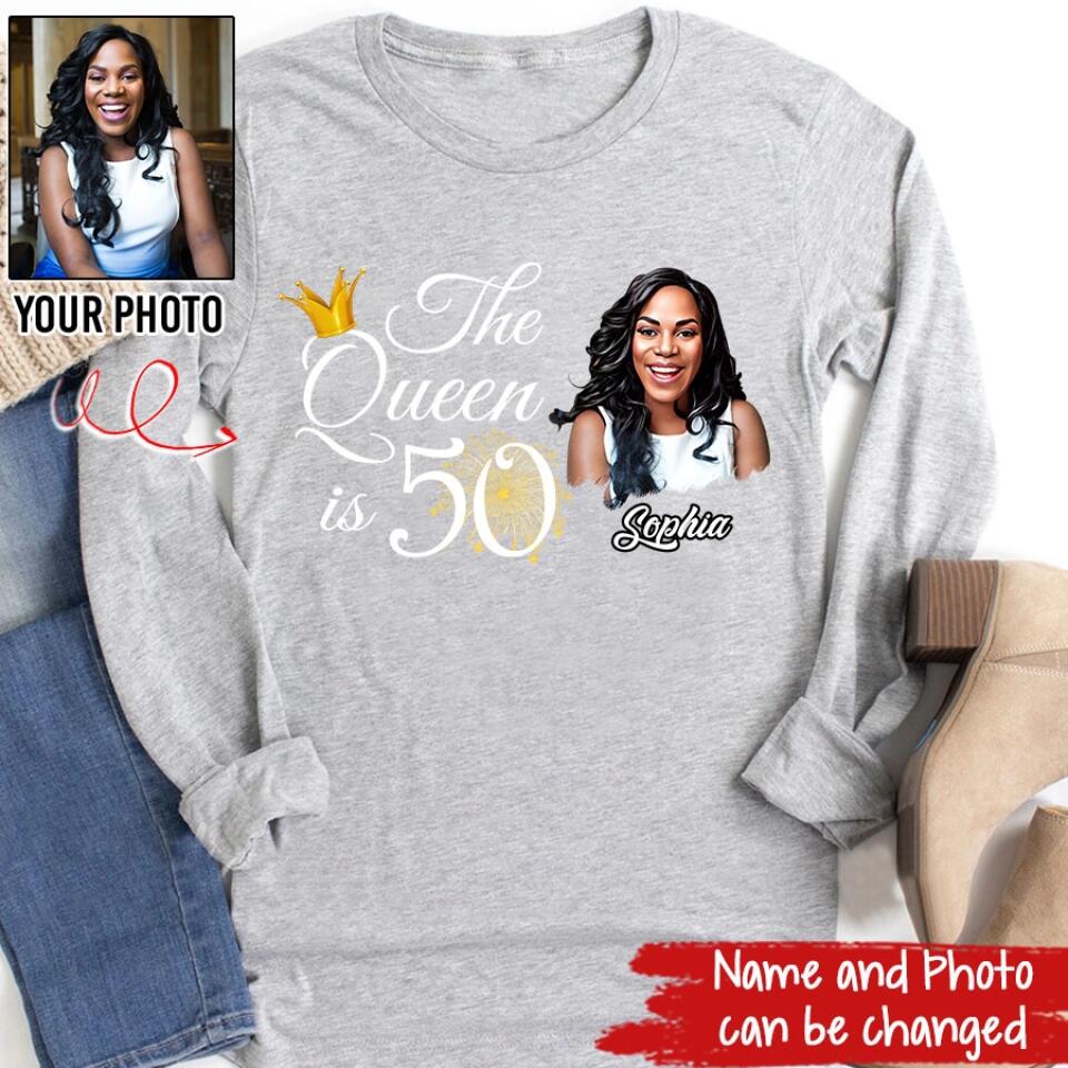 50th Birthday Shirts For Her, Personalised 50th Birthday Gifts, 1973 T Shirt, 50 and Fabulous Shirt, Custom Birthday Shirt