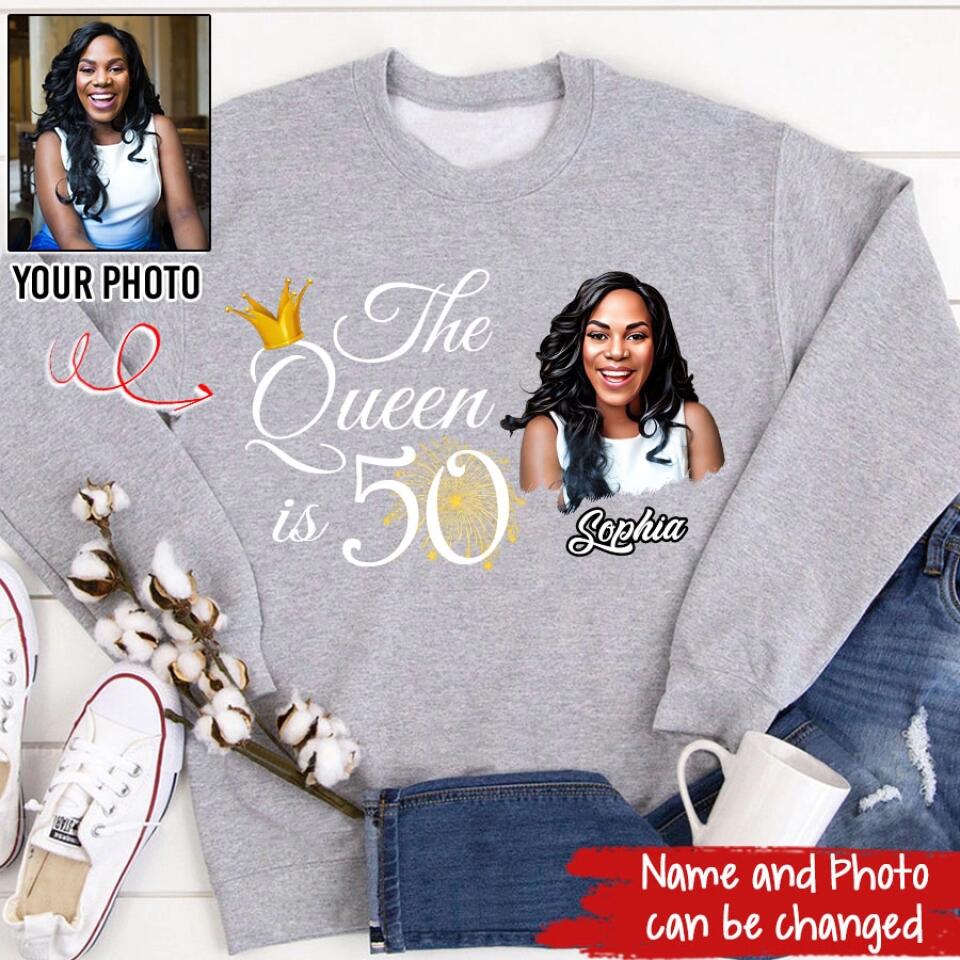 50th Birthday Shirts For Her, Personalised 50th Birthday Gifts, 1973 T Shirt, 50 and Fabulous Shirt, Custom Birthday Shirt