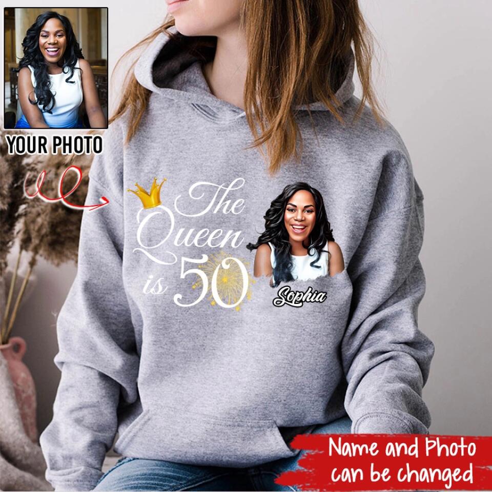 50th Birthday Shirts For Her, Personalised 50th Birthday Gifts, 1973 T Shirt, 50 and Fabulous Shirt, Custom Birthday Shirt