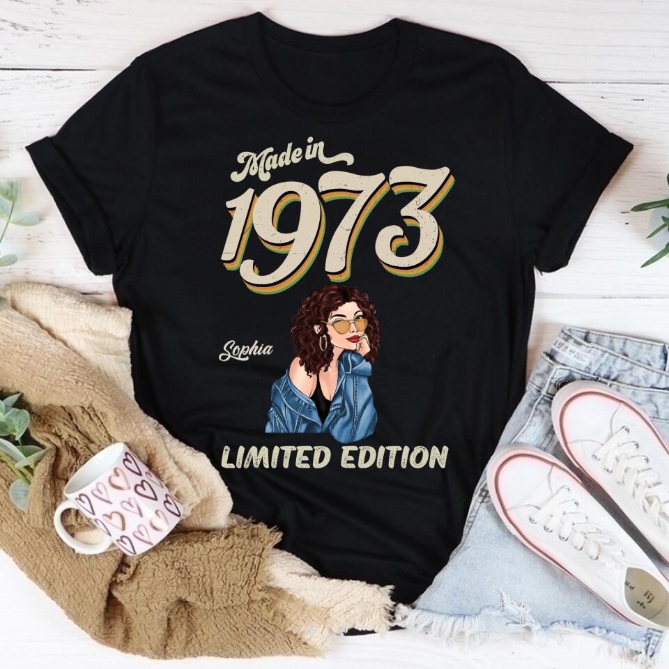 50th Birthday Shirts, Custom Birthday Shirts, Turning 50 Shirt, Gifts For Women Turning 50, 50 And Fabulous Shirt, 1972 Shirt