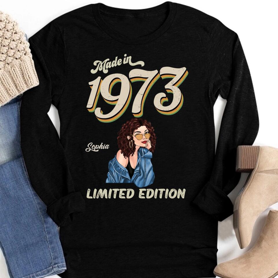 50th Birthday Shirts, Custom Birthday Shirts, Turning 50 Shirt, Gifts For Women Turning 50, 50 And Fabulous Shirt, 1972 Shirt