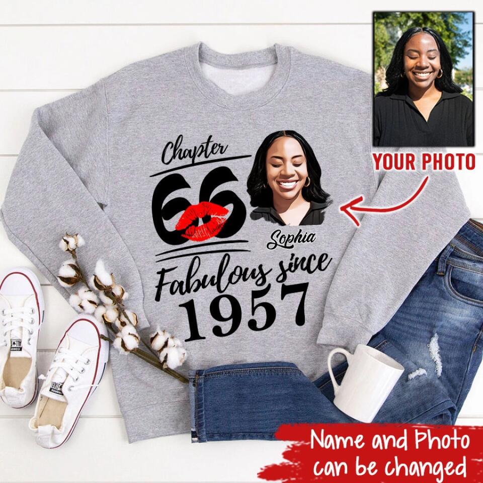 66th Birthday Shirts, Custom Birthday Shirts, Turning 66 Shirt, Gifts For Women Turning 66, 66 And Fabulous Shirt, 1957 Shirt, 66th Birthday Shirts For Her