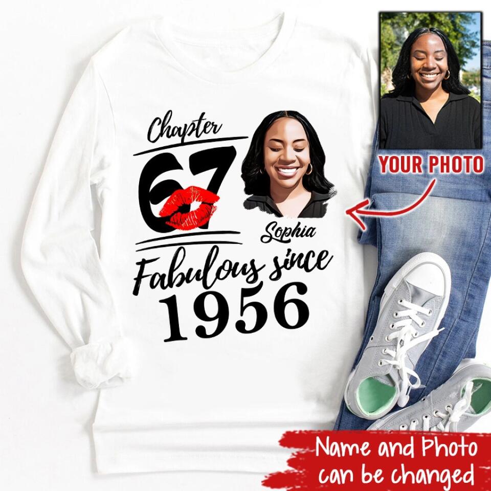 67th Birthday Shirts, Custom Birthday Shirts, Turning 67 Shirt, Gifts For Women Turning 67, 67 And Fabulous Shirt, 1956 Shirt, 66th Birthday Shirts For Her