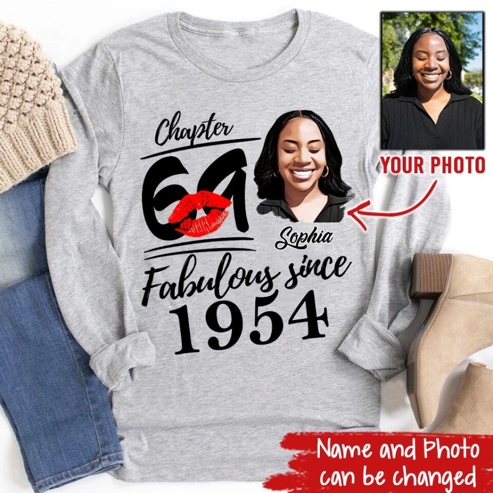 69th Birthday Shirts, Custom Birthday Shirts, Turning 69 Shirt, Gifts For Women Turning 69, 69 And Fabulous Shirt, 1954 Shirt, 69th Birthday Shirts For Her