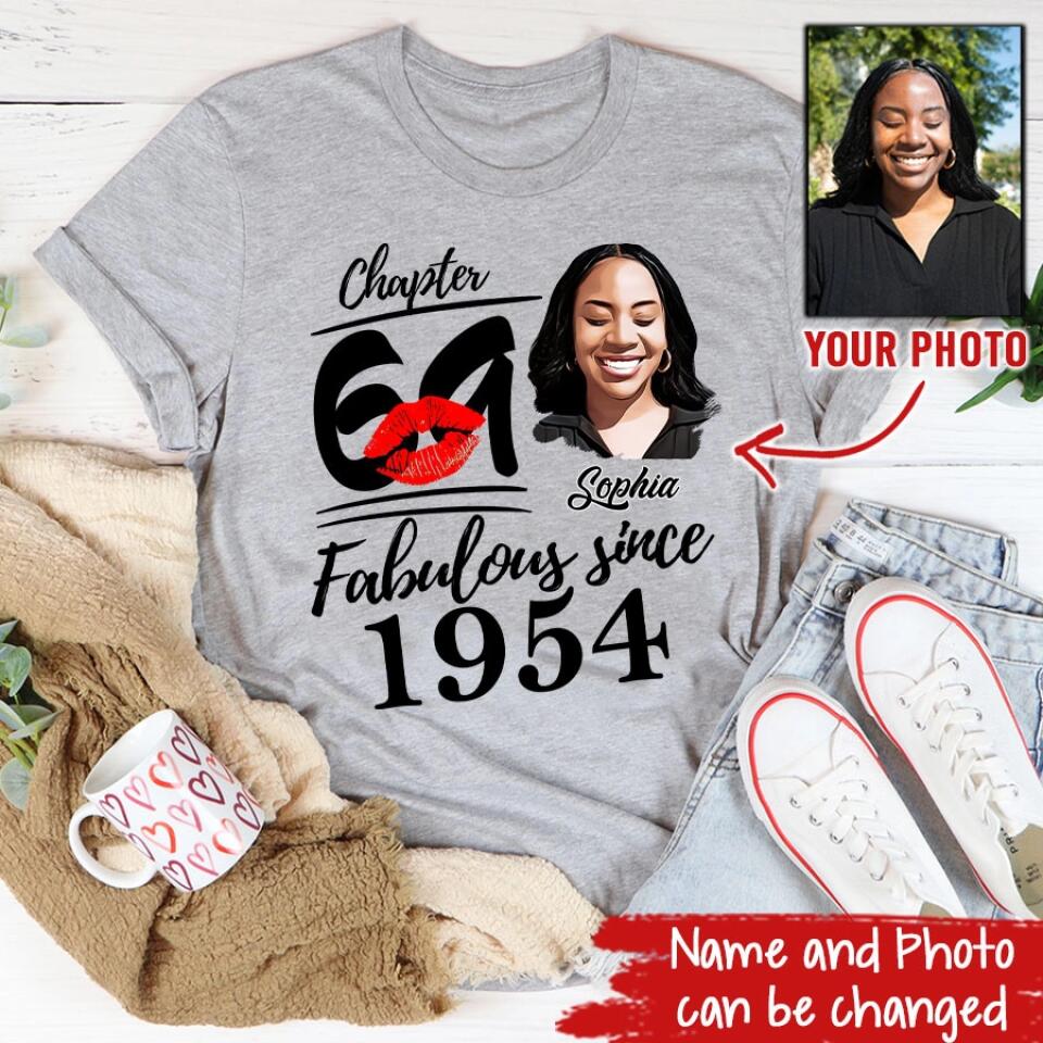 69th Birthday Shirts, Custom Birthday Shirts, Turning 69 Shirt, Gifts For Women Turning 69, 69 And Fabulous Shirt, 1954 Shirt, 69th Birthday Shirts For Her