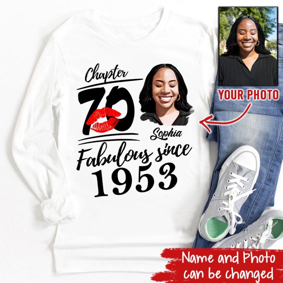 70th Birthday Shirts, Custom Birthday Shirts, Turning 70 Shirt, Gifts For Women Turning 70, 70 And Fabulous Shirt, 1953 Shirt, 70th Birthday Shirts For Her