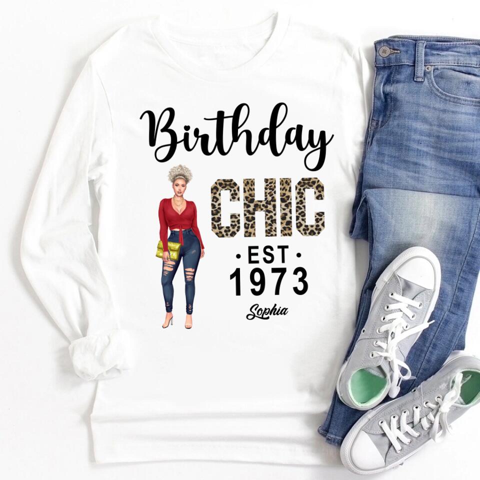 50th Birthday Shirts, Custom Birthday Shirts, Turning 50 Shirt, Gifts For Women Turning 50, 50 And Fabulous Shirt, 1973 Shirt