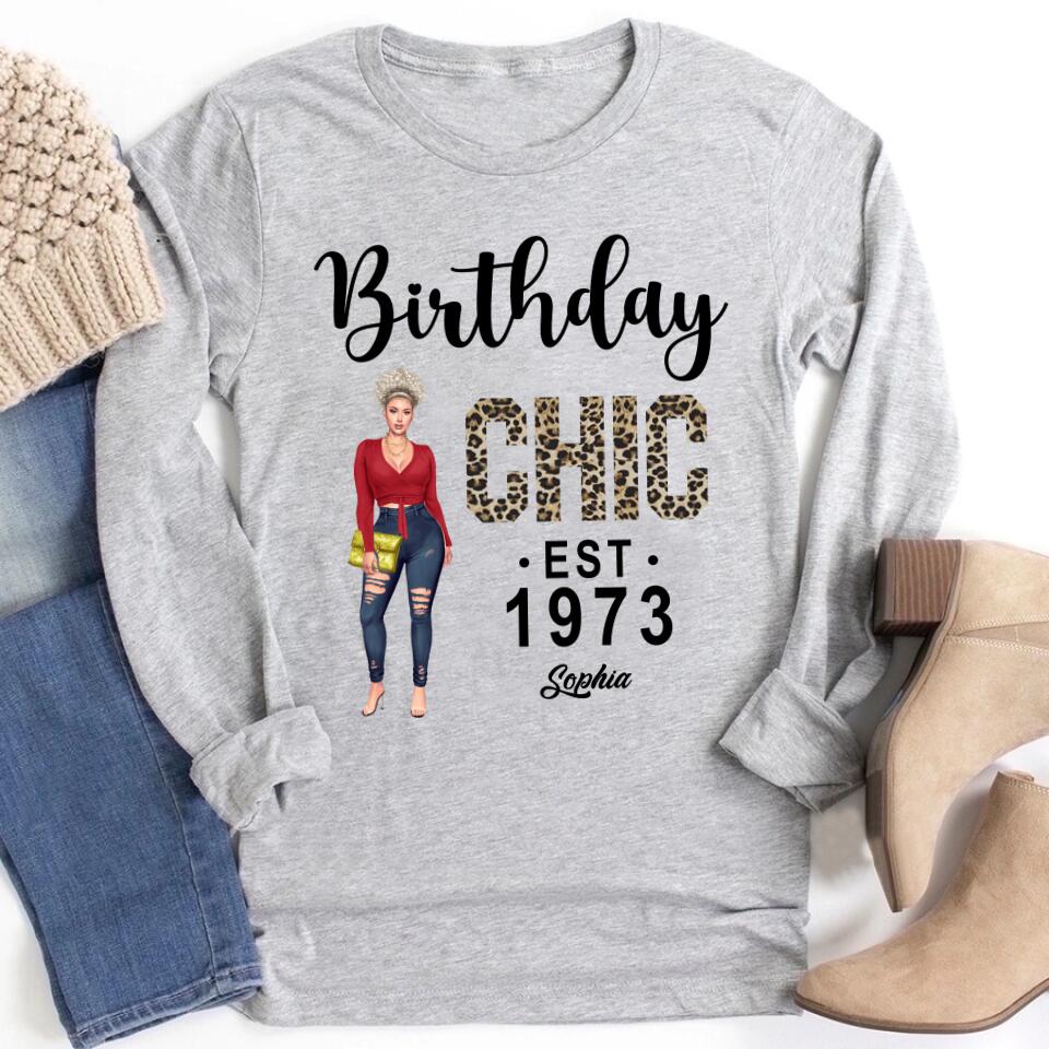 50th Birthday Shirts, Custom Birthday Shirts, Turning 50 Shirt, Gifts For Women Turning 50, 50 And Fabulous Shirt, 1973 Shirt