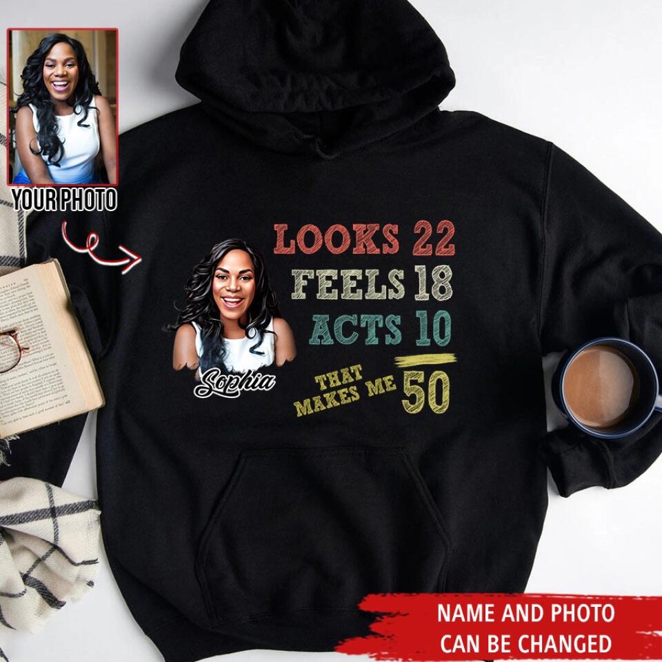 50th Birthday Shirts For Her, Personalised 50th Birthday Gifts, 1973 T Shirt, 50 and Fabulous Shirt, Custom Birthday Shirt