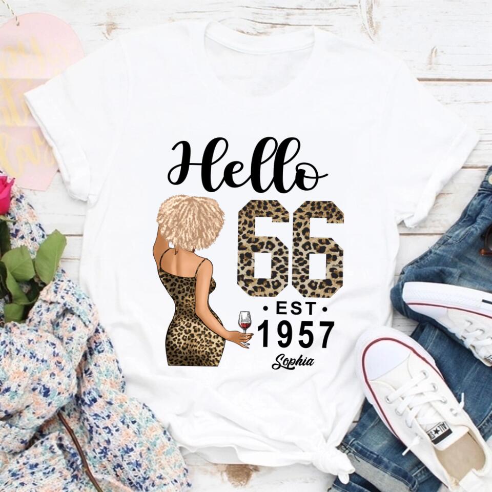 66th Birthday Shirts, Custom Birthday Shirts, Turning 66 Shirt, Gifts For Women Turning 66, 66 And Fabulous Shirt, 1957 Shirt, 66th Birthday Shirts For Her