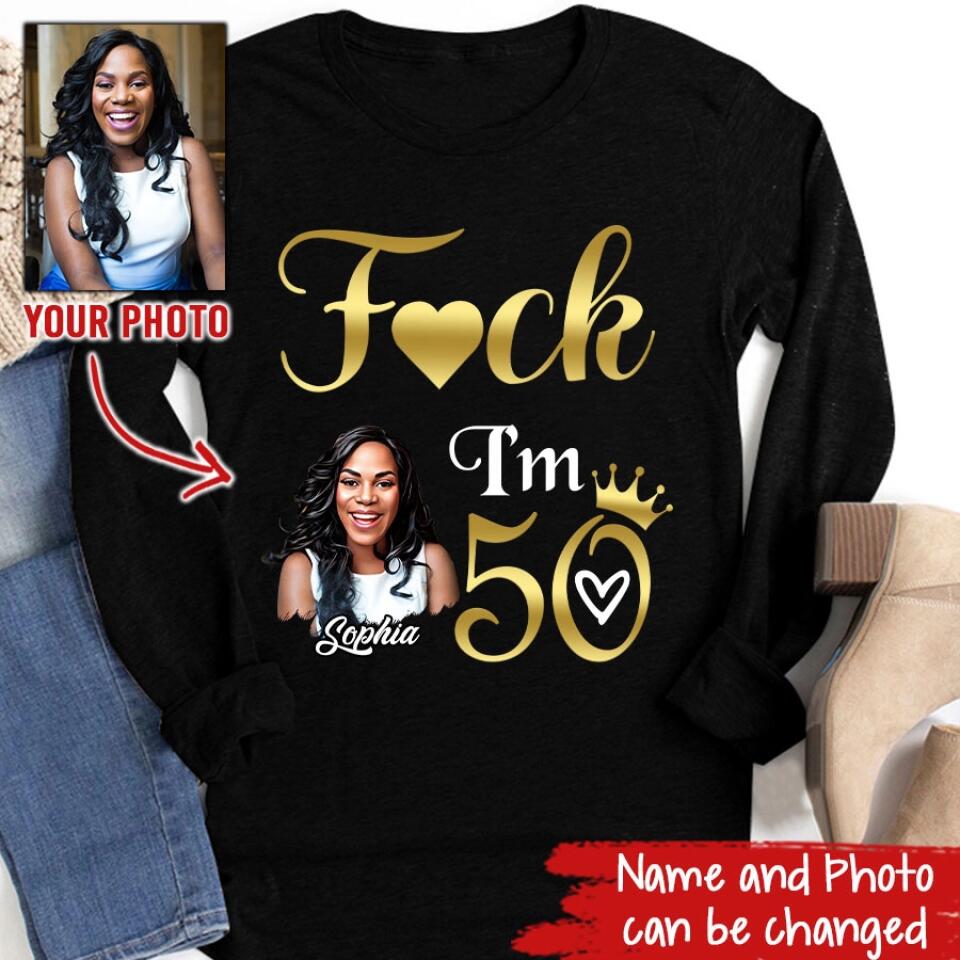 50th Birthday Shirts For Her, Personalised 50th Birthday Gifts, 1973 T Shirt, 50 and Fabulous Shirt, Custom Birthday Shirt