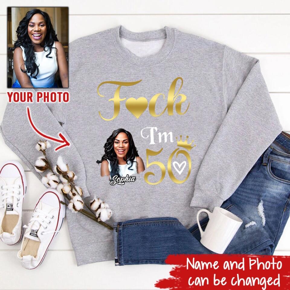 50th Birthday Shirts For Her, Personalised 50th Birthday Gifts, 1973 T Shirt, 50 and Fabulous Shirt, Custom Birthday Shirt