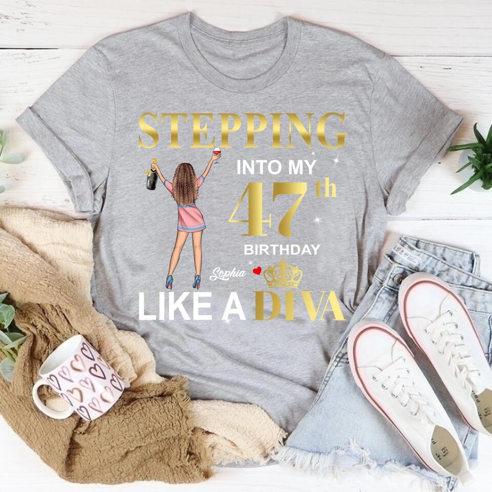 47th Birthday Shirts, Custom Birthday Shirts, Turning 47 Shirt, Gifts For Women Turning 47, 47 And Fabulous Shirt, 1976 Shirt, 47th Birthday Shirts For Her