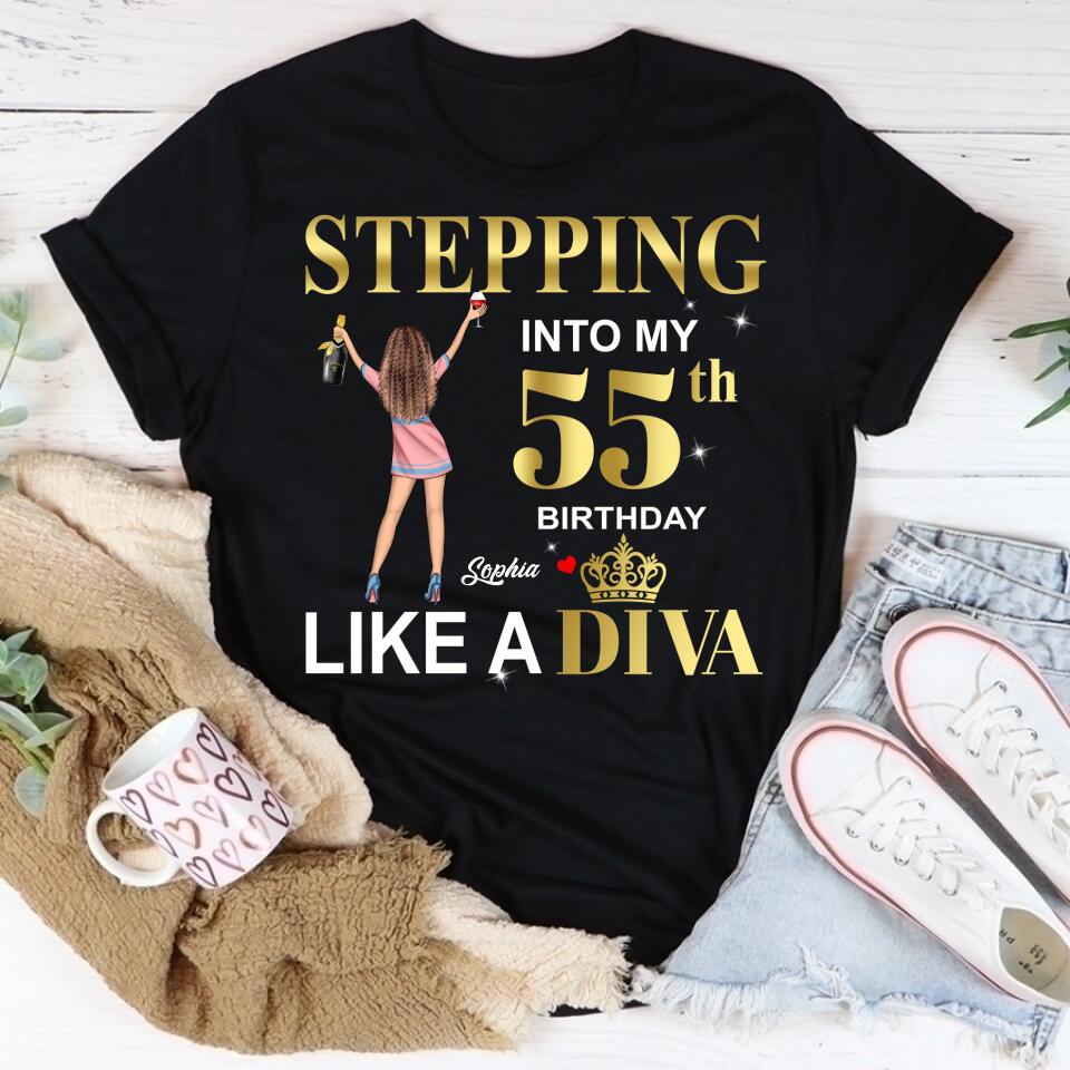 55th Birthday Shirts, Custom Birthday Shirts, Turning 55 Shirt, Gifts For Women Turning 55, 55 And Fabulous Shirt, 1968 Shirt, 55th Birthday Shirts For Her
