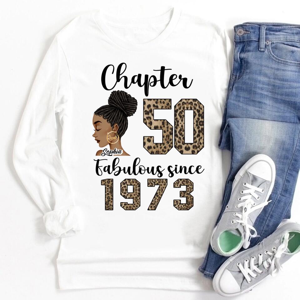 50th Birthday Shirts, Custom Birthday Shirts, Turning 50 Shirt, Gifts For Women Turning 50, 50 And Fabulous Shirt, 1973 Shirt, 50th Birthday Shirts For Her