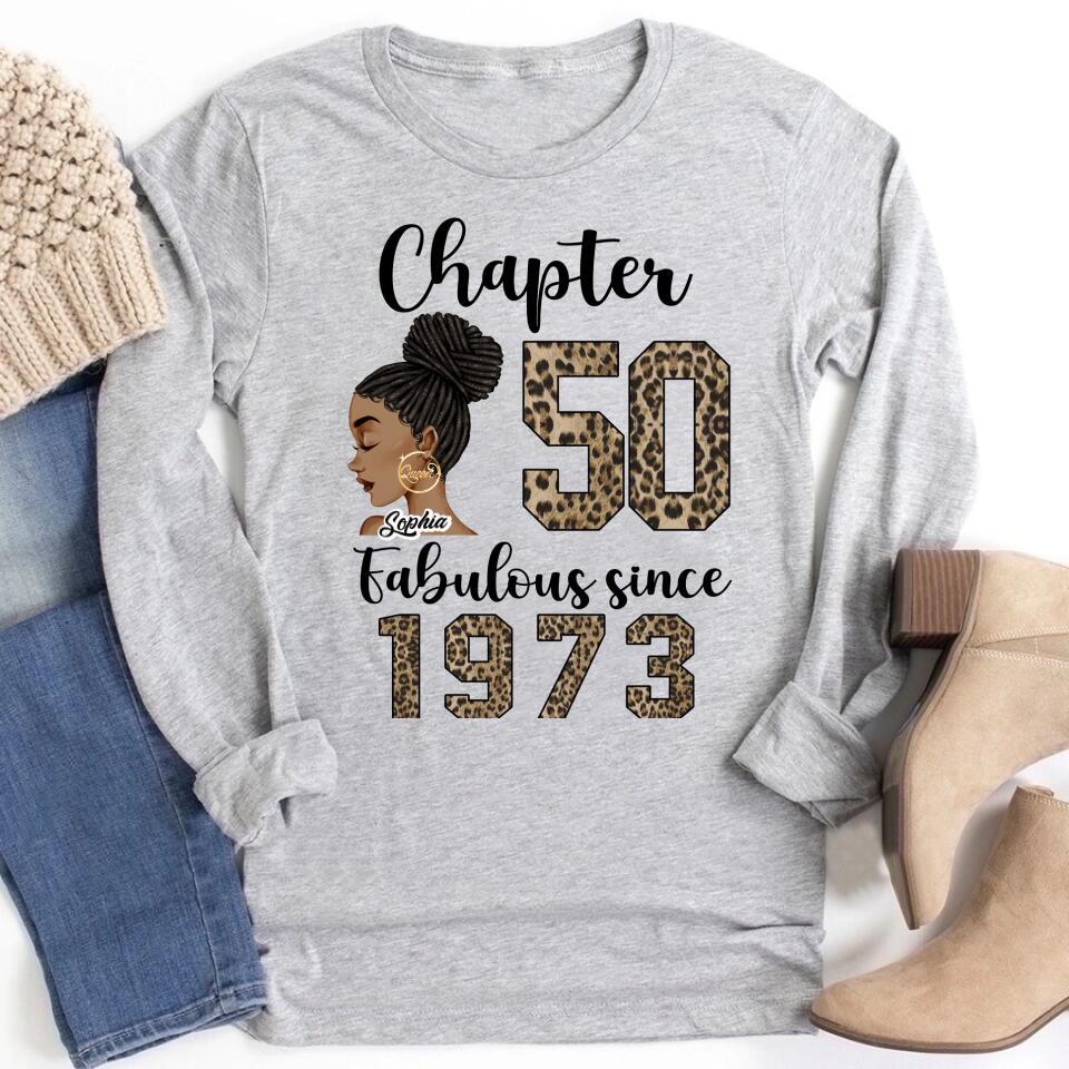50th Birthday Shirts, Custom Birthday Shirts, Turning 50 Shirt, Gifts For Women Turning 50, 50 And Fabulous Shirt, 1973 Shirt, 50th Birthday Shirts For Her