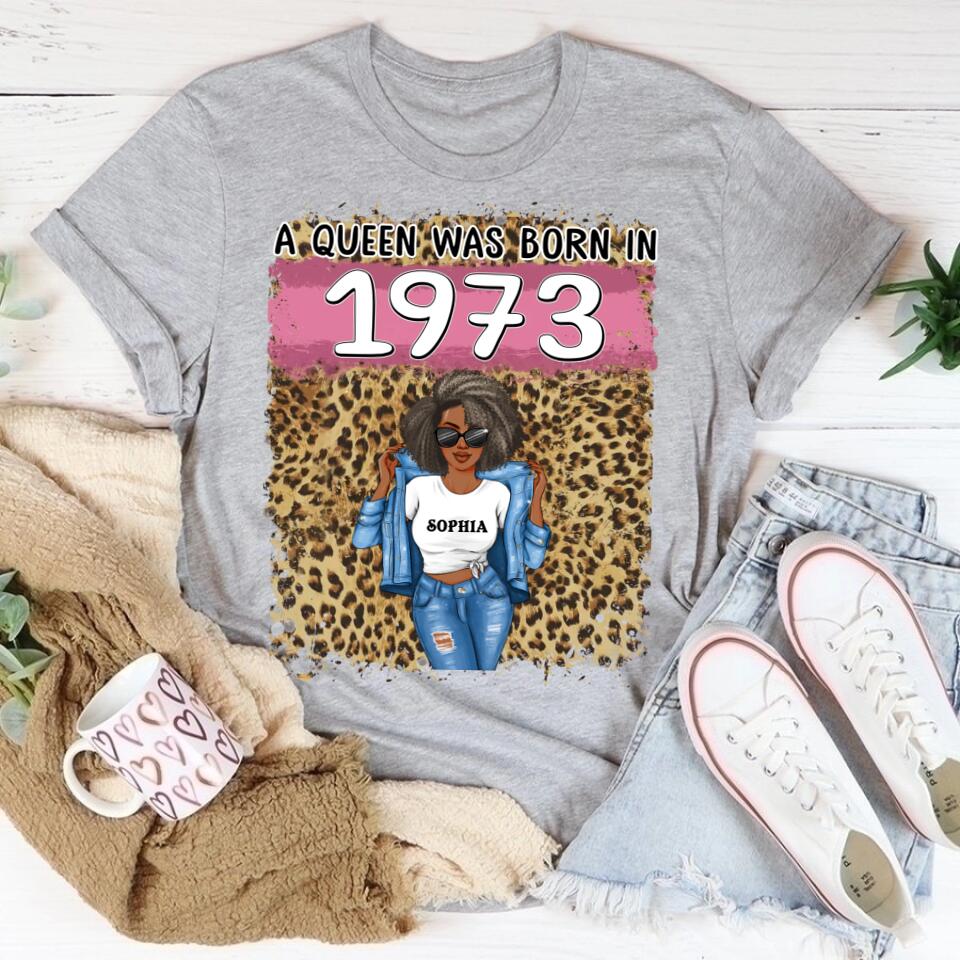 50th Birthday Shirts, Custom Birthday Shirts, Turning 50 Shirt, Gifts For Women Turning 50, 50 And Fabulous Shirt, 1973 Shirt, 50th Birthday Shirts For Her