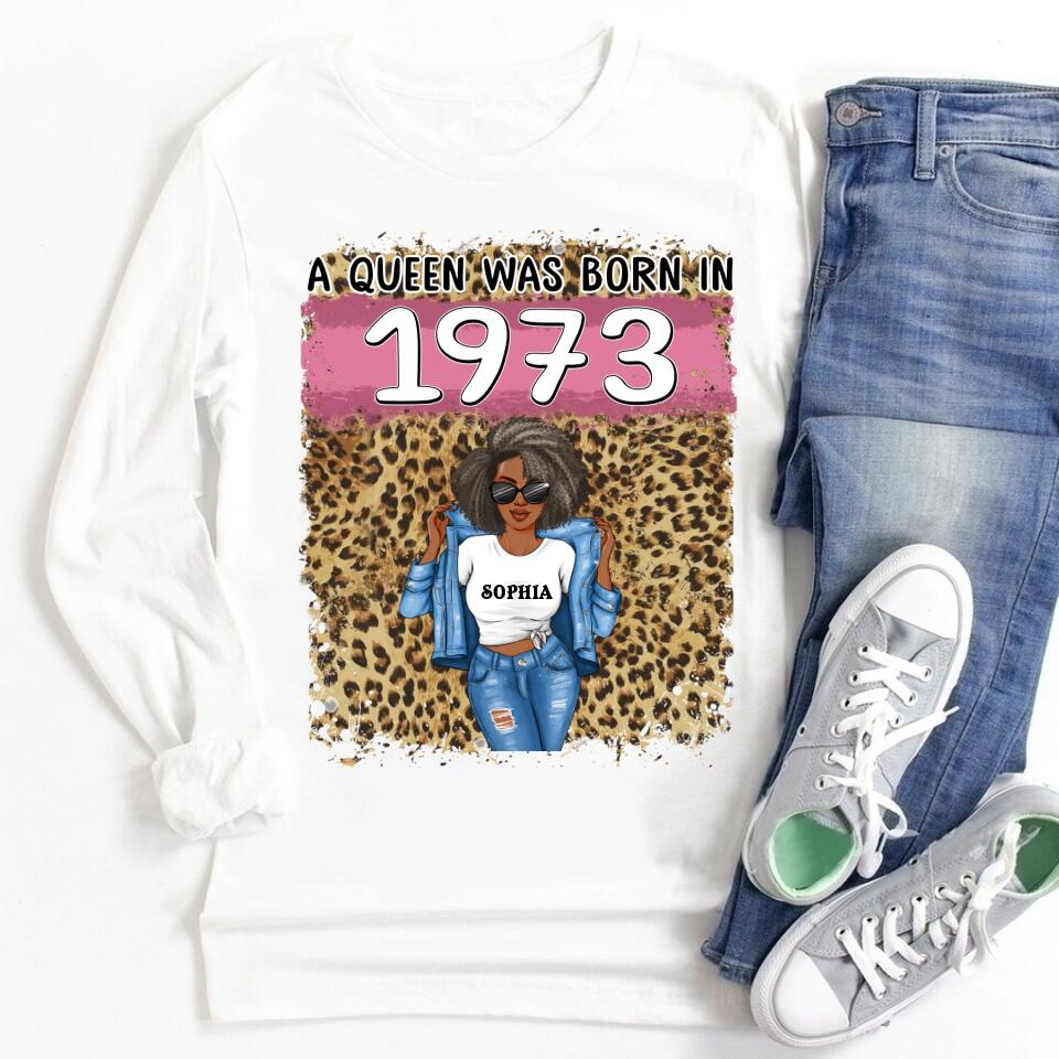 50th Birthday Shirts, Custom Birthday Shirts, Turning 50 Shirt, Gifts For Women Turning 50, 50 And Fabulous Shirt, 1973 Shirt, 50th Birthday Shirts For Her