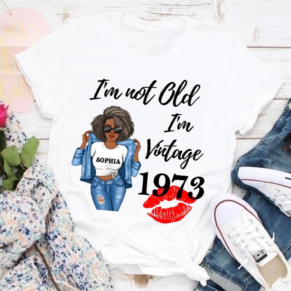 50th Birthday Shirts, Custom Birthday Shirts, Turning 50 Shirt, Gifts For Women Turning 50, 50 And Fabulous Shirt, 1973 Shirt, 50th Birthday Shirts For Her