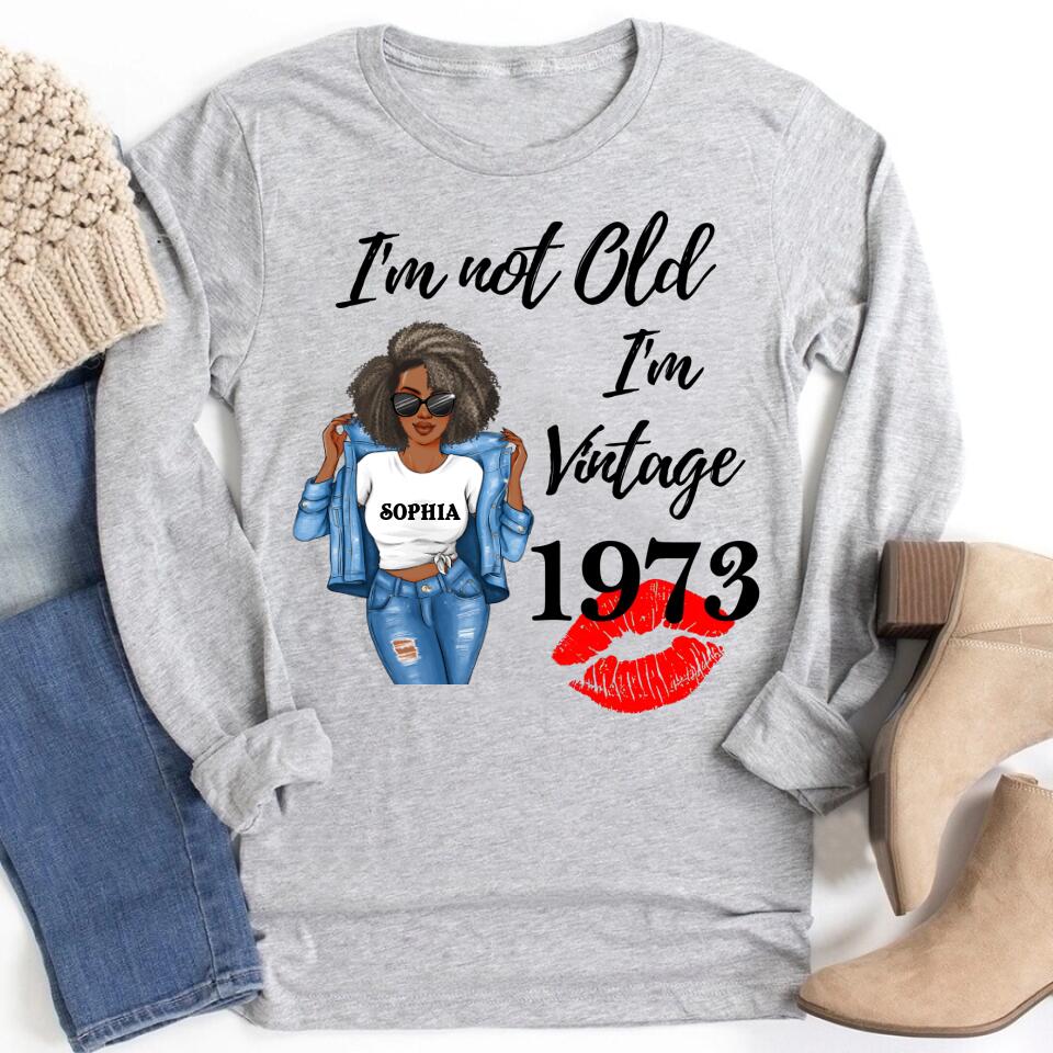 50th Birthday Shirts, Custom Birthday Shirts, Turning 50 Shirt, Gifts For Women Turning 50, 50 And Fabulous Shirt, 1973 Shirt, 50th Birthday Shirts For Her