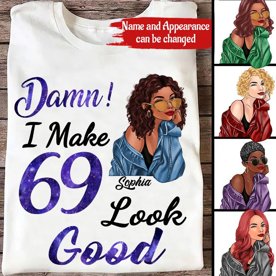 Chapter 69, Fabulous Since 1954 69th Birthday Unique T Shirt For Woman, Her Gifts For 69 Years Old , Turning 69 Birthday Cotton Shirt