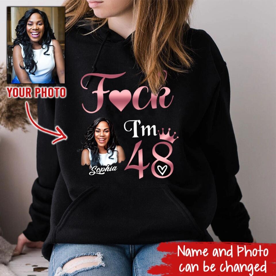 Custom Birthday Shirts, Chapter 48, Fabulous Since 1975 48th Birthday Unique T Shirt For Woman, Her Gifts For 48 Years Old