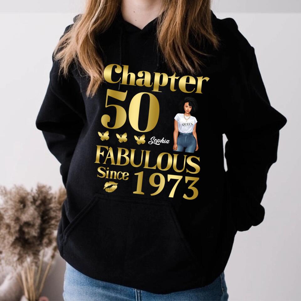 50th Birthday Shirts, Custom Birthday Shirts, Turning 50 Shirt, Gifts For Women Turning 50, 50 And Fabulous Shirt, 1973 Shirt, 50th Birthday Shirts For Her