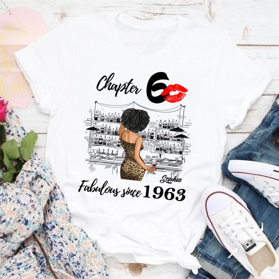 60th Birthday Shirts, Custom Birthday Shirts, Turning 60 Shirt, Gifts For Women Turning 60, 60 And Fabulous Shirt, 1963 Shirt, 60th Birthday Shirts For Her