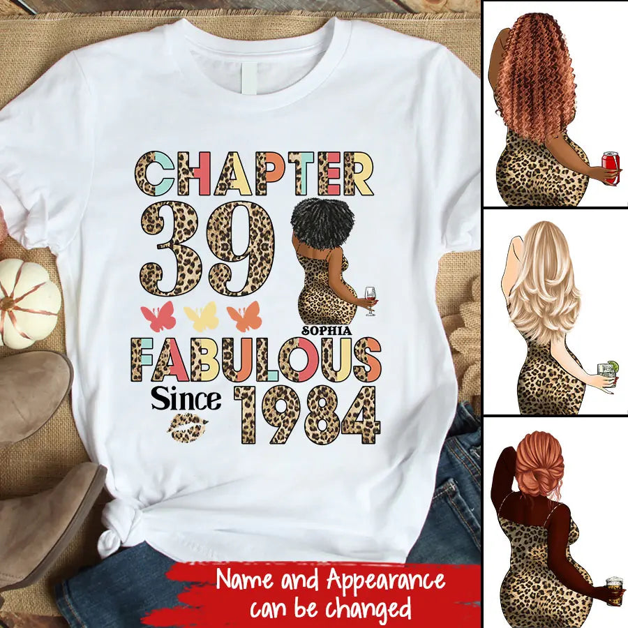39th birthday shirts for her, Personalised 39th birthday gifts, 1985 t shirt, 39 and fabulous shirt, 39th birthday shirt ideas, gift ideas 39th birthday woman