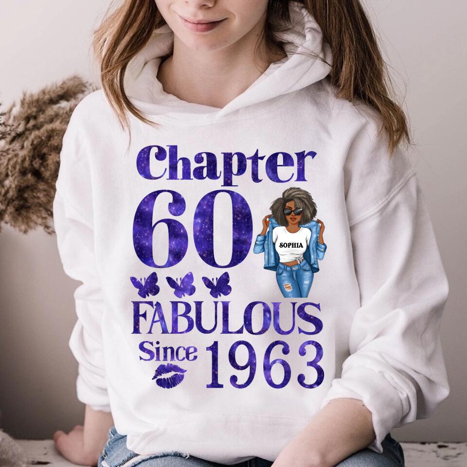 60th Birthday Shirts, Custom Birthday Shirts, Turning 60 Shirt, Gifts For Women Turning 60, 60 And Fabulous Shirt, 1963 Shirt, 60th Birthday Shirts For Her