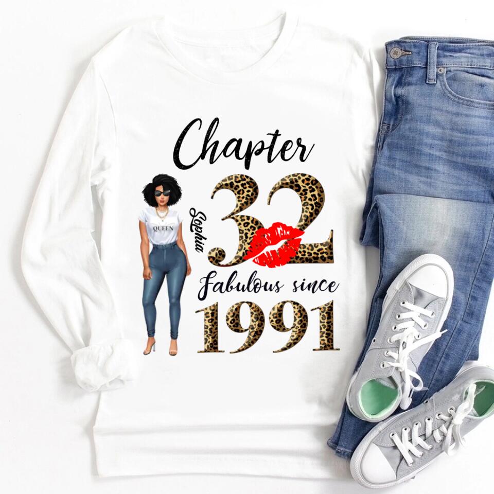 32nd birthday shirts for her, Personalised 32nd birthday gifts, 1991 t shirt, 32 and fabulous shirt, 32nd birthday shirt ideas, gift ideas 32nd birthday woman