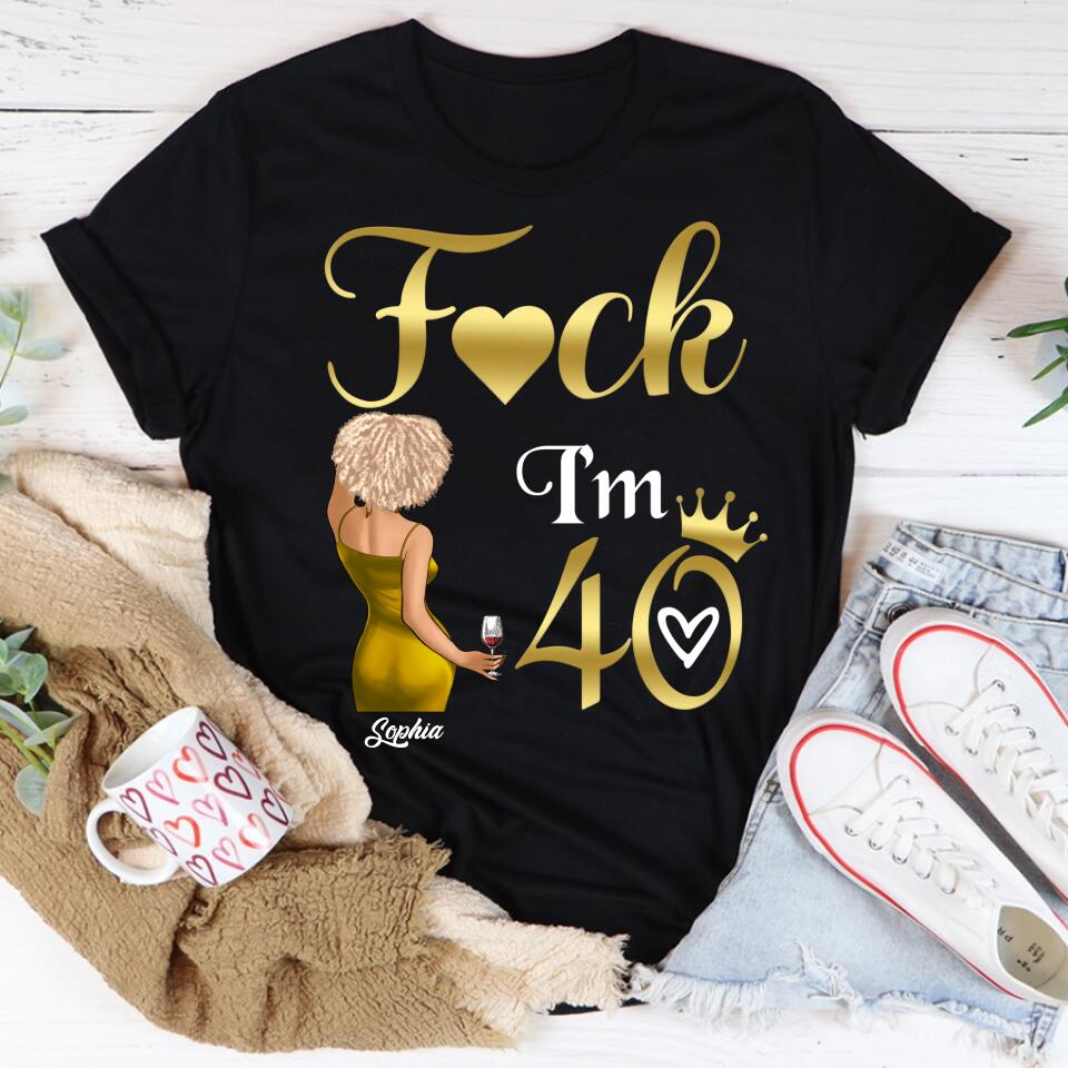 Custom Birthday Shirts, Chapter 40, Fabulous Since 1983 40th Birthday Unique T Shirt For Woman, Her Gifts For 40 Years Old