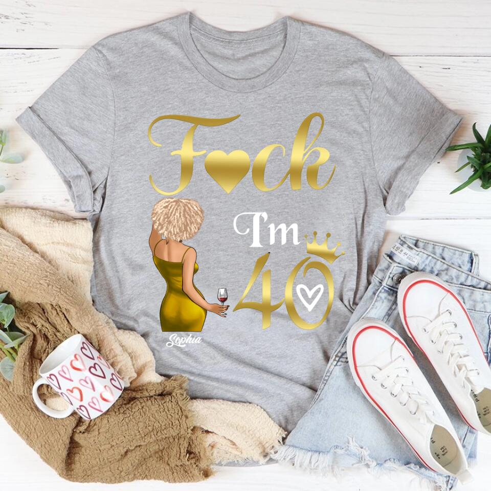 Custom Birthday Shirts, Chapter 40, Fabulous Since 1983 40th Birthday Unique T Shirt For Woman, Her Gifts For 40 Years Old