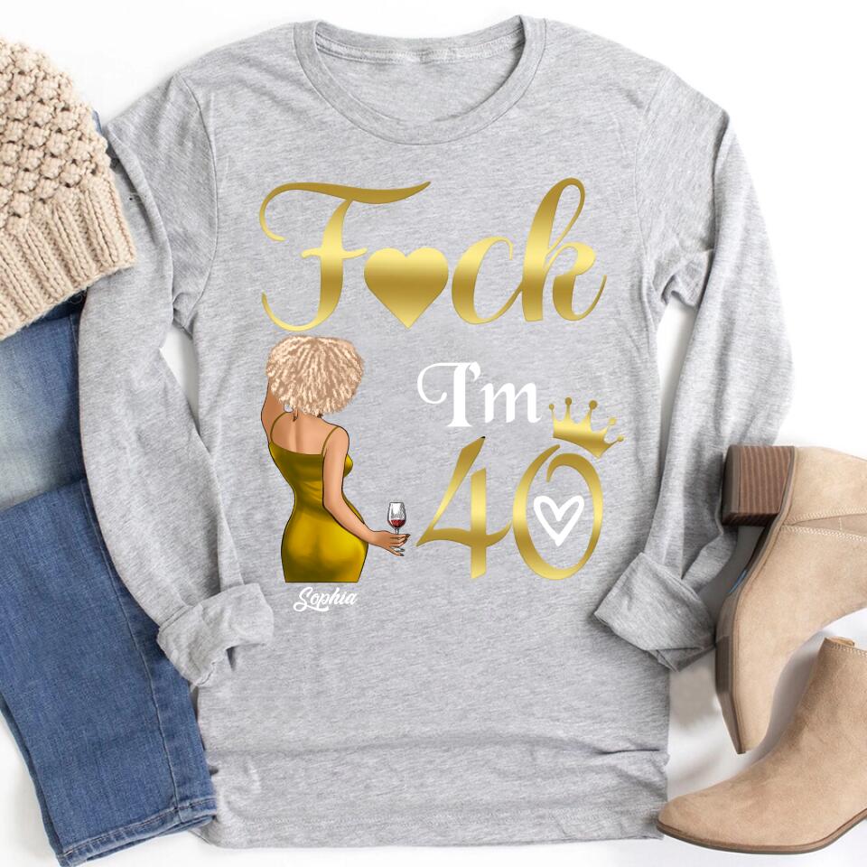 Custom Birthday Shirts, Chapter 40, Fabulous Since 1983 40th Birthday Unique T Shirt For Woman, Her Gifts For 40 Years Old