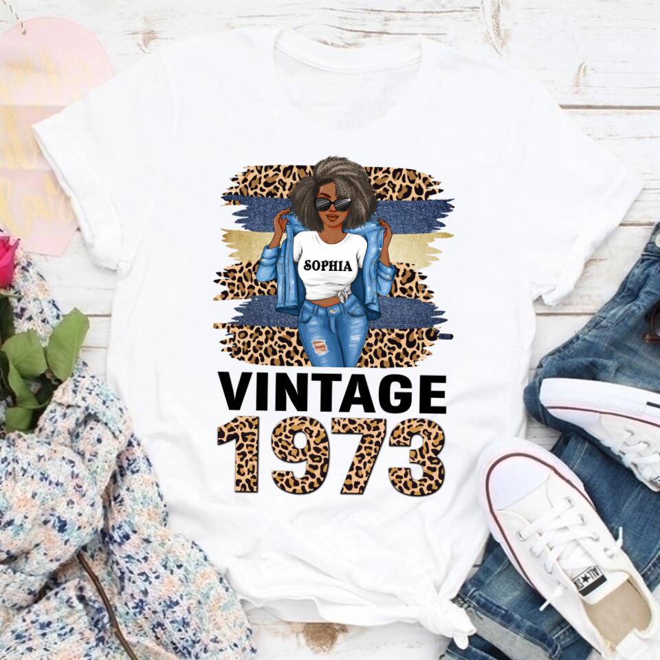 50th Birthday Shirts, Custom Birthday Shirts, Turning 50 Shirt, Gifts For Women Turning 50, 50 And Fabulous Shirt, 1973 Shirt, 50th Birthday Shirts For Her