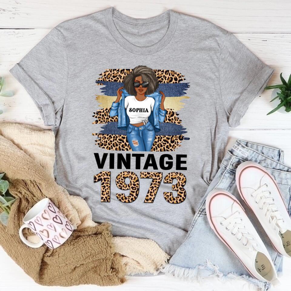 50th Birthday Shirts, Custom Birthday Shirts, Turning 50 Shirt, Gifts For Women Turning 50, 50 And Fabulous Shirt, 1973 Shirt, 50th Birthday Shirts For Her