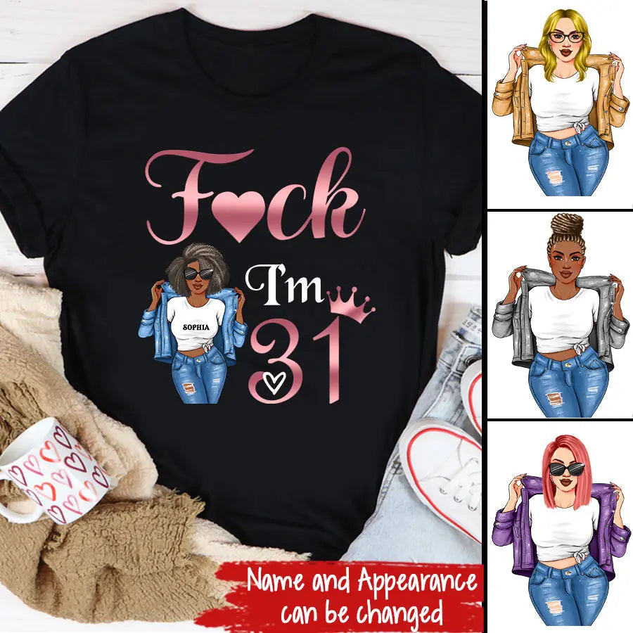 31st Birthday Shirts, Custom Birthday Shirts, Turning 31 Shirt, Gifts For Women Turning 31, 31 And Fabulous Shirt, 1992 Shirt