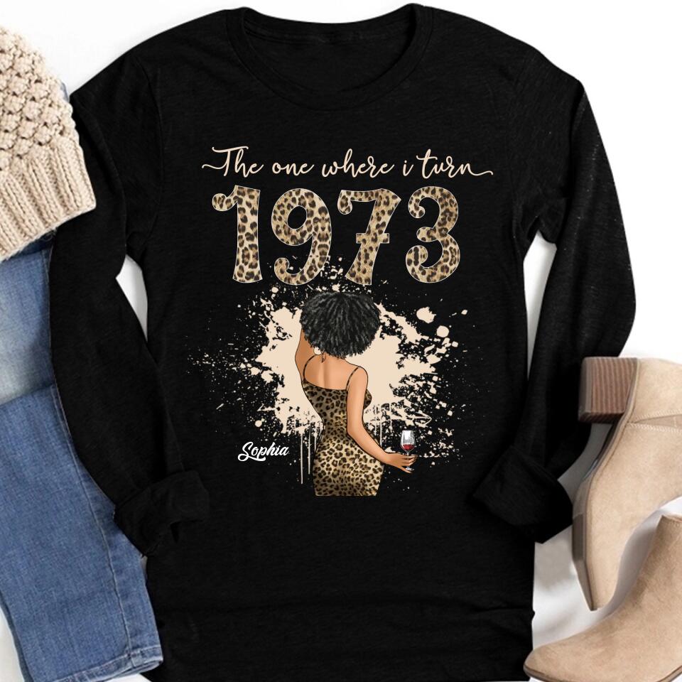 50th Birthday Shirts, Custom Birthday Shirts, Turning 50 Shirt, Gifts For Women Turning 50, 50 And Fabulous Shirt, 1973 Shirt, 50th Birthday Shirts For Her