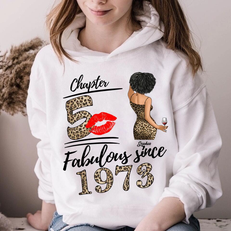 50th Birthday Shirts, Custom Birthday Shirts, Turning 50 Shirt, Gifts For Women Turning 50, 50 And Fabulous Shirt, 1973 Shirt, 50th Birthday Shirts For Her